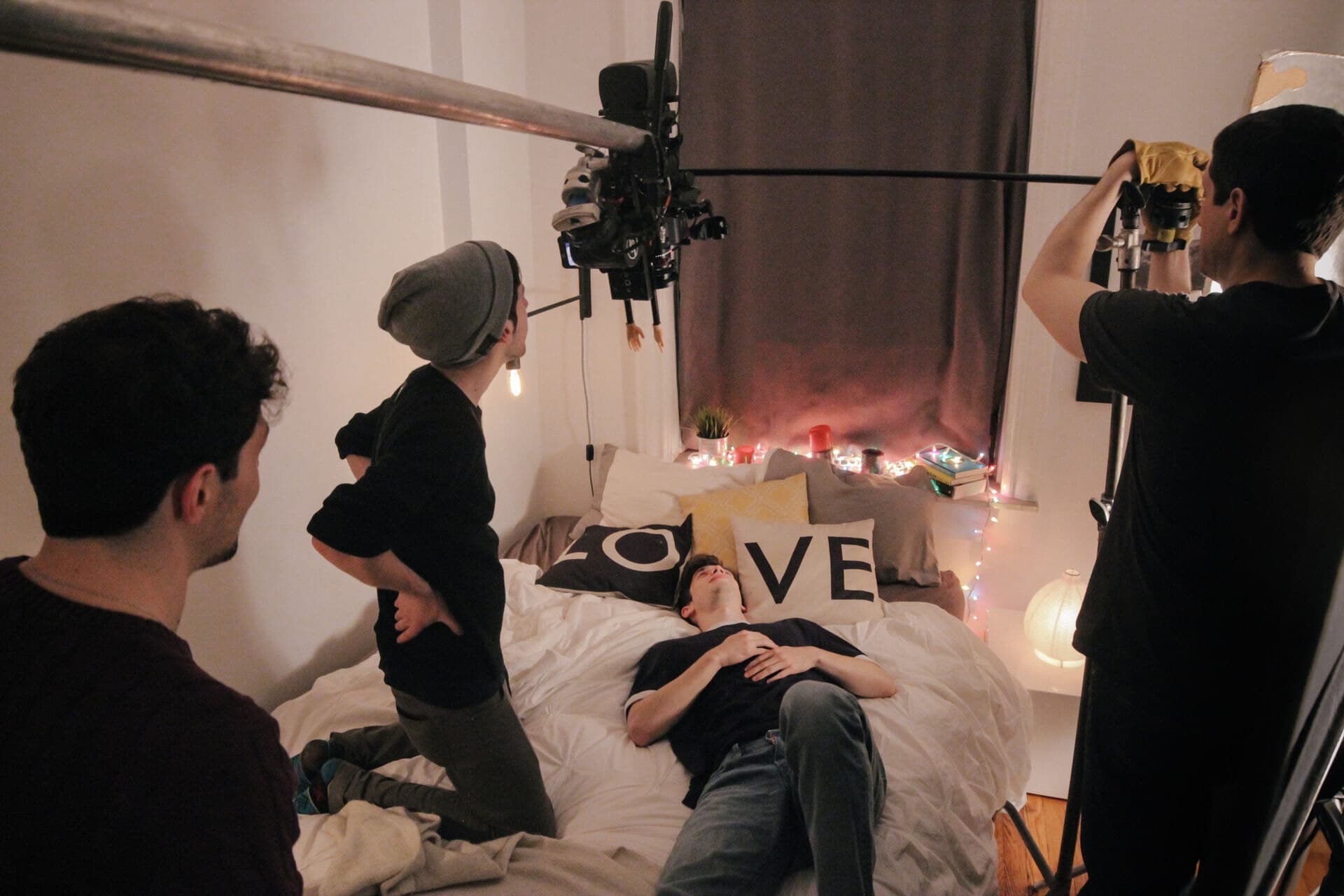 On set